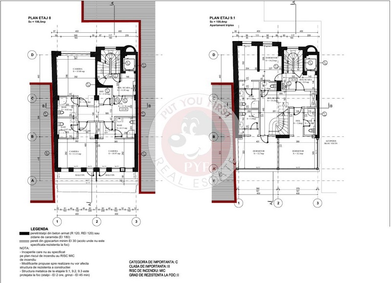 Universitate l Spatiu Birou l Triplex l Decomandat l 220mp l B10164